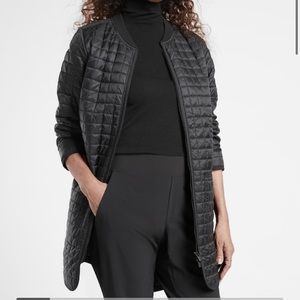 NWOT Athleta Grandview PrimaLoft® Shell Quilted Long Jacket